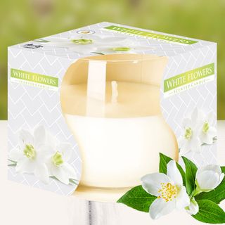 Ly nến thơm tinh dầu Bispol White Flowers 100g QT024774 - hoa nhài tây giá sỉ