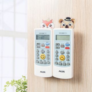 Combo 5 Móc Dán Tường Treo Điều Khiển Tivi Máy Lạnh Hình Thú