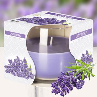 Ly nến thơm tinh dầu Bispol Lavender 100g QT024458 - hoa oải hương giá sỉ