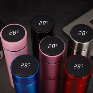 Bình giử nhiệt màn hình led thể hiện nhiệt độ