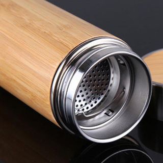 BÌNH GIỮ NHIỆT-VỎ TRE TRÚC- VIPIGIFT