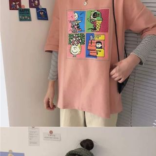 Áo thun unisex Hồng