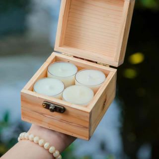Nến thơm Tealight Tinh dầu thiên nhiên