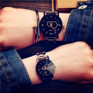 Đồng hồ thời trang nam nữ kevin K1 kim bầu dây inox