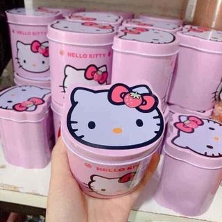 HỘP THUN CỘT TÓC KITTY CHO BÉ 2000 sợi lậ giá sỉ