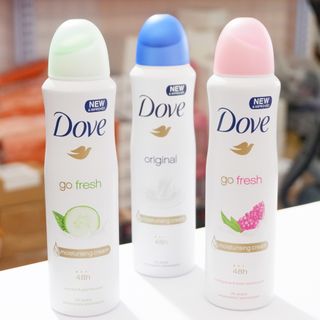 Xịt khử mùi DOVE lưu giữ hương thơm Xuất xứ Châu Âu Hà Lan 150ML