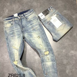 Quần Skinny Jean Zipper Cao Cấp