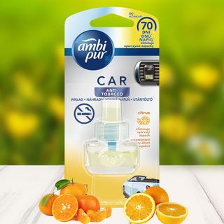 Lọ tinh dầu thơm ô tô Ambi Pur Anti Tobacco Citrus 7ml QT00532 - hương cam tươi giá sỉ