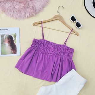 ÁO ỐNG 2 DÂY DÚN VÀ QUẦN LỬNG