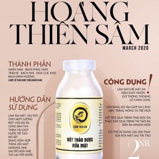 Bột Rửa Mặt Thảo Dược Hoàng Thiên Sâm