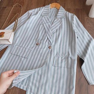 Vest Kẻ Xanh Cao Cấp