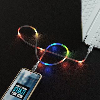 Cáp Sạc Nhanh Android Dây Led