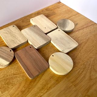 Phôi móc khóa gỗ