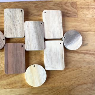 Phôi móc khóa gỗ