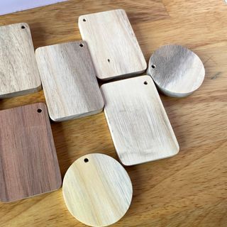 Phôi móc khóa gỗ