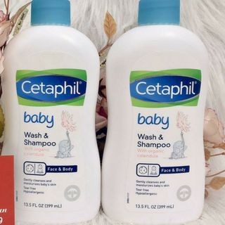(có bill nhập)Tắm gội Cetaphil Baby Wash Shampoo with organic 399ml giá sỉ