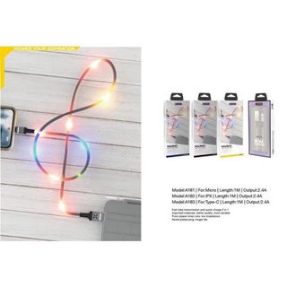 Cáp Sạc Nhanh Android Dây Led