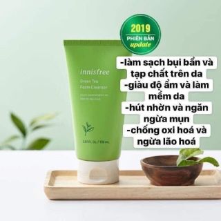 Sua rữa mặt trà xanb