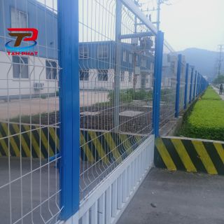 Hàng rào lưới thép, hàng rào chắn sóng, hàng rào đẹp dây 5ly a50*200