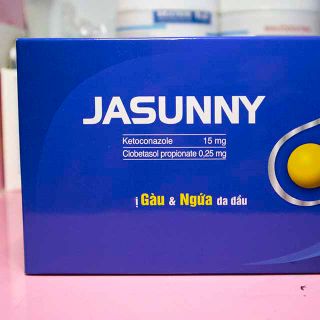 Dầu gội trị gàu Jasunny, hộp 50 gói