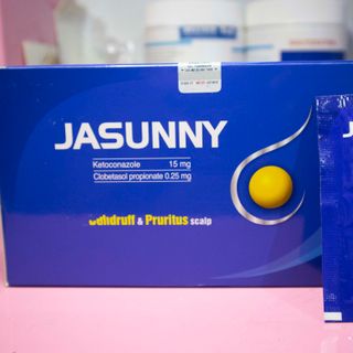 Dầu gội trị gàu Jasunny, hộp 50 gói