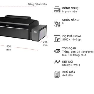 MÁY IN PHUN MÀU EPSON L805