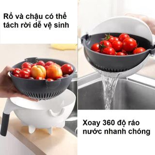 Bộ dụng cụ nạo rau củ đa năng kèm rổ đựng giá sỉ