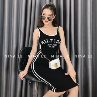 ĐẦM BODY VIỀN SỌC XẺ ĐÙI