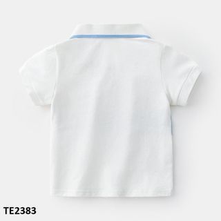 Áo thun cổ bẻ in ô tô TE2383