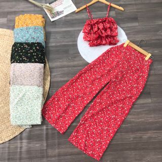 Set lụa voan bèo tầng