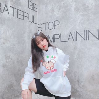 Áo hoodie nỉ ngoại Uncover Sici Bear