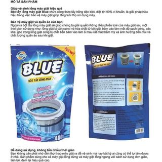 Bột tẩy lồng máy giặt Blue xanh giá sỉ