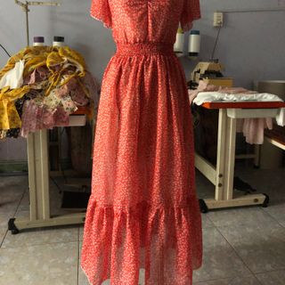 Đầm nhún ngực