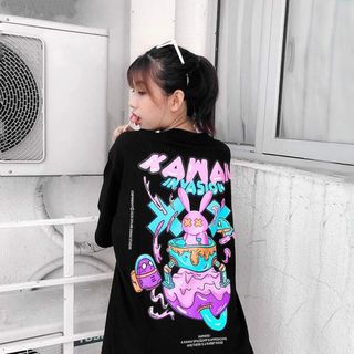 Áo thun đen nữ cá tính