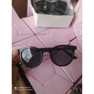 Kính Mát Gọng Tròn Chống Tia Uv400 Phong Cách Hàn quốc