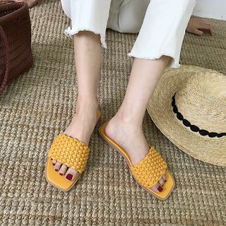 Dép nữ thời trang quai ngang đan thủ công cao cấp - YH167