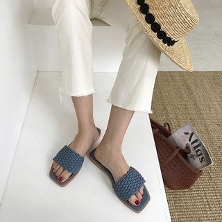 Dép nữ thời trang quai ngang đan thủ công cao cấp - YH167