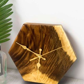 Đồng hồ treo tường gỗ nguyên tấm
