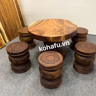 Đôn gỗ nguyên khối ( đôn ngồi, đôn trang trí)