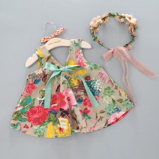 bộ đồ bé gái mặc nhà, vải cotton