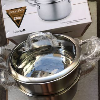 Nồi xửng hấp 22cm- D2212- Happy Kitchen