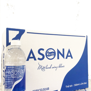 Nước uống tinh khiết đóng chai ASONA 500ml