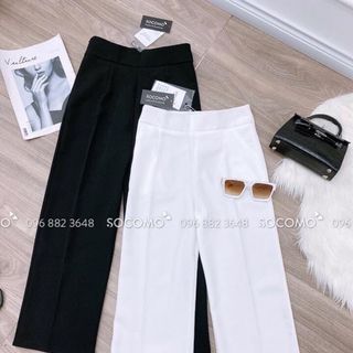 QUẦN SỚ ỐNG SUÔNG KHOÁ LỆ HÔNG SIÊU CHẤT