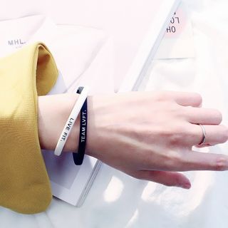 Vòng tay silicon cặp đôi