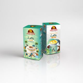 Cafe Hoà Tan Lion 3in1 Latte Dừa - LHT103