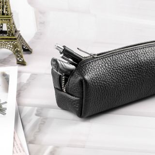 Túi đựng bút da thật