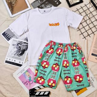 Bộ quần áo cộc cotton