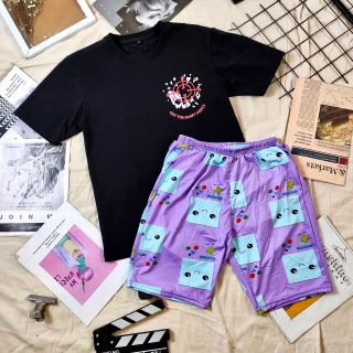 Bộ quần áo cộc cotton