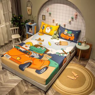 BỘ GA GỐI COTTON 5D JAPAN 3 MÓN