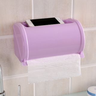 Hộp Đựng Giấy Vệ Sinh Dán Tường Có Khay Đựng Đồ Tiện Lợi
